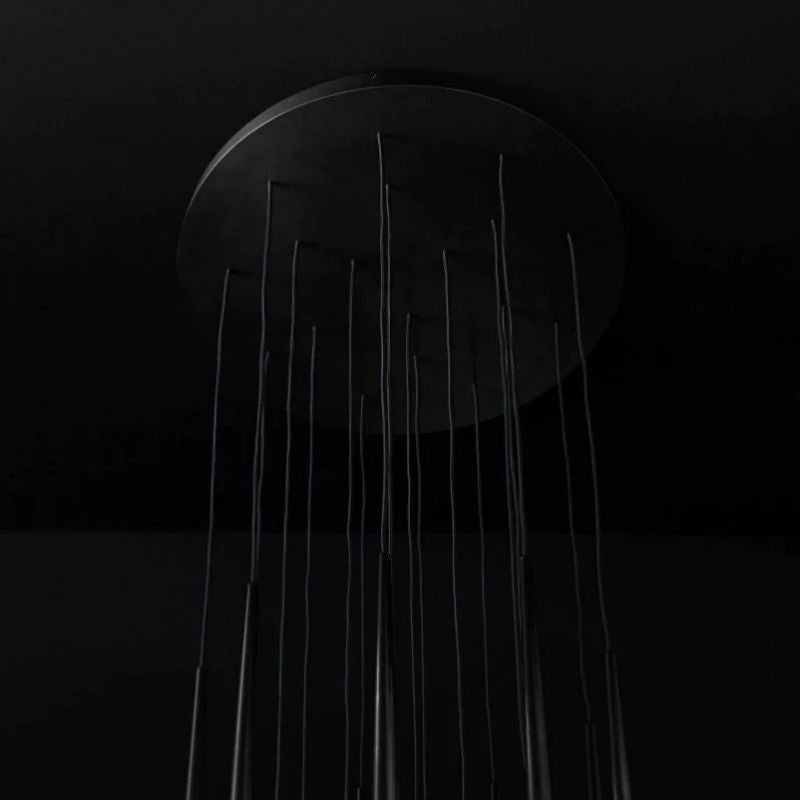 Felicia Modern Round Bed Room Chandelier 30"