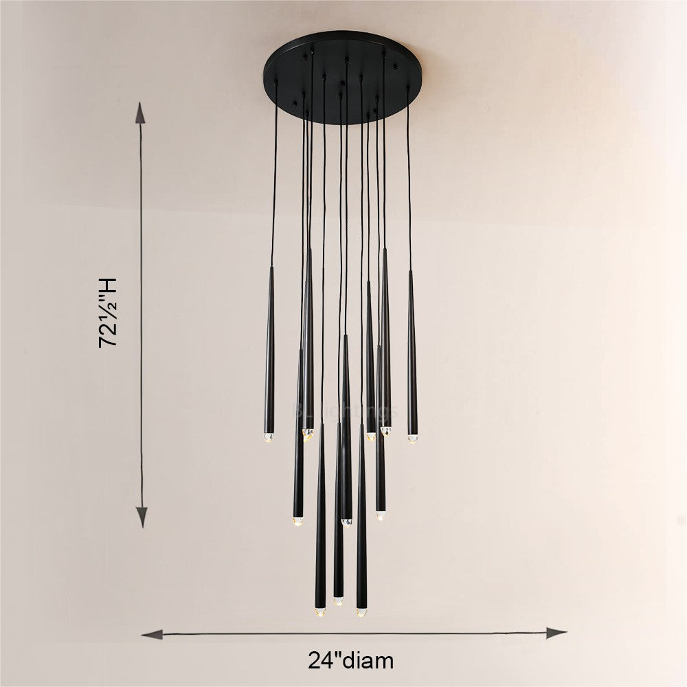 Felicia Modern Round Chandelier 24"
