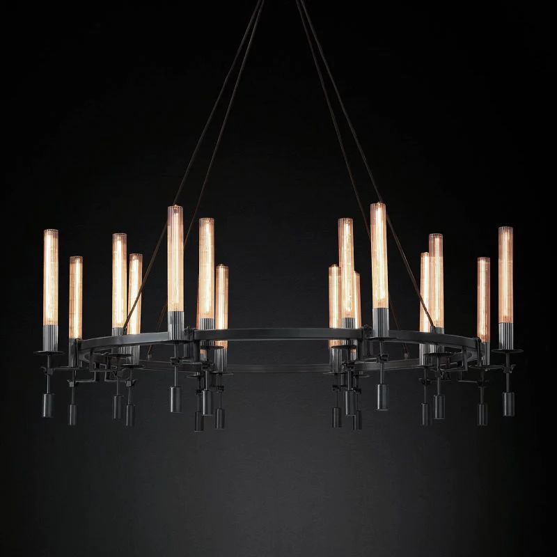 Fontanelle Round Chandelier 58"