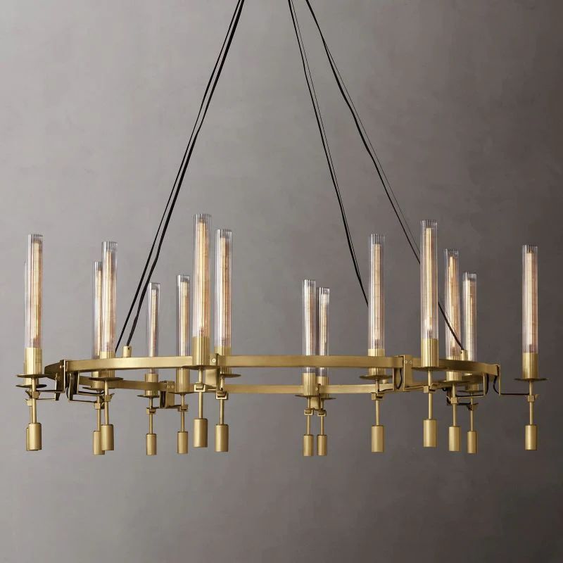 Fontanelle Round Chandelier 58"