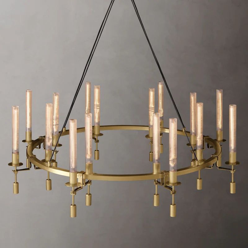 Fontanelle Round Chandelier 58"