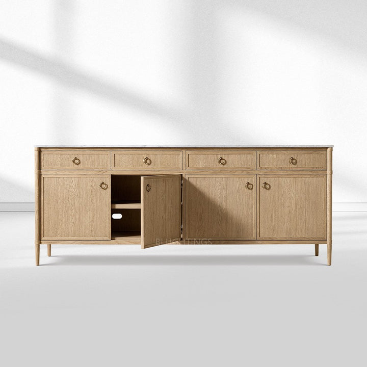 Franois Marble 4-door Sideboard with Drawers