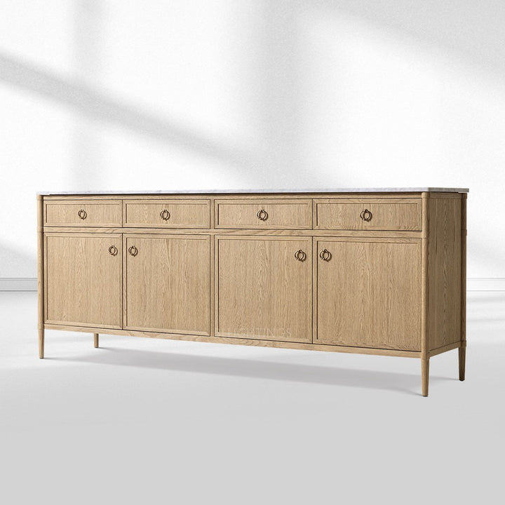 Franois Marble 4-door Sideboard with Drawers