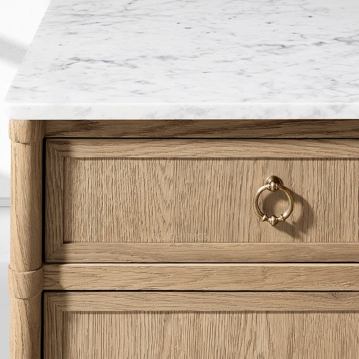 Franois Marble 4-door Sideboard with Drawers