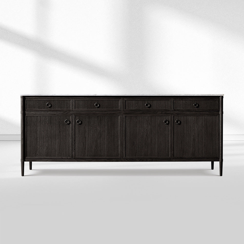 Franois Marble 4-door Sideboard with Drawers