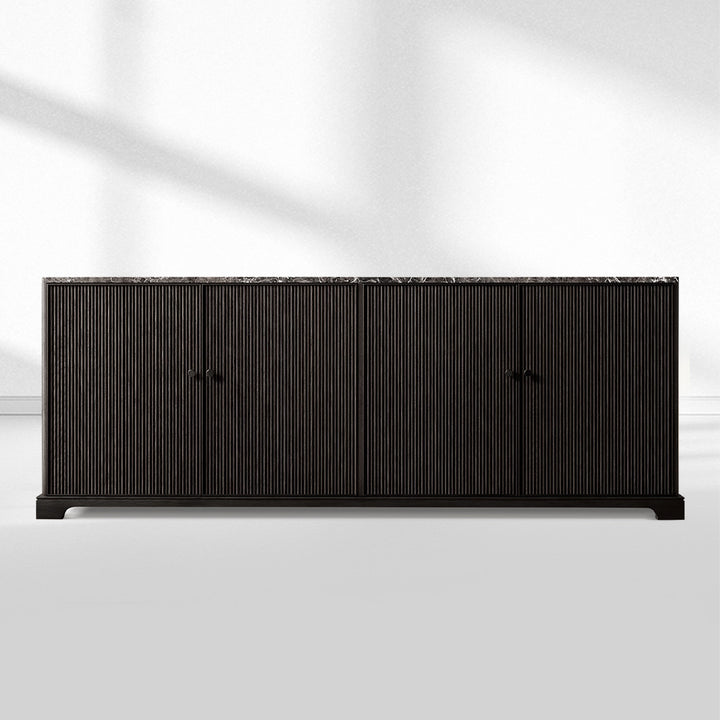 Ganvieve Emperador Reeded 4-door Sideboard