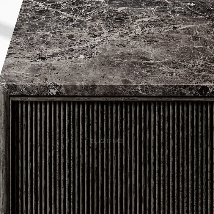 Ganvieve Emperador Reeded 4-door Sideboard