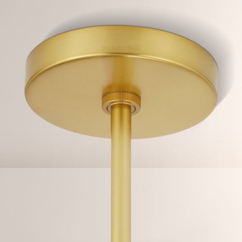 Genvan Glass Round Chandelier 42"