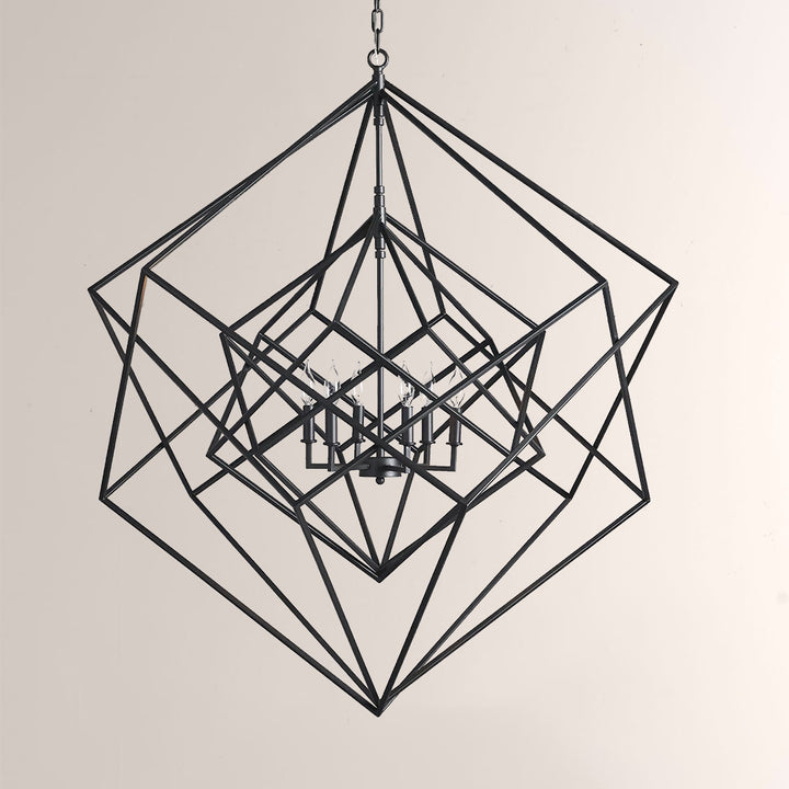Geosu Metal Six-Light Chandelier
