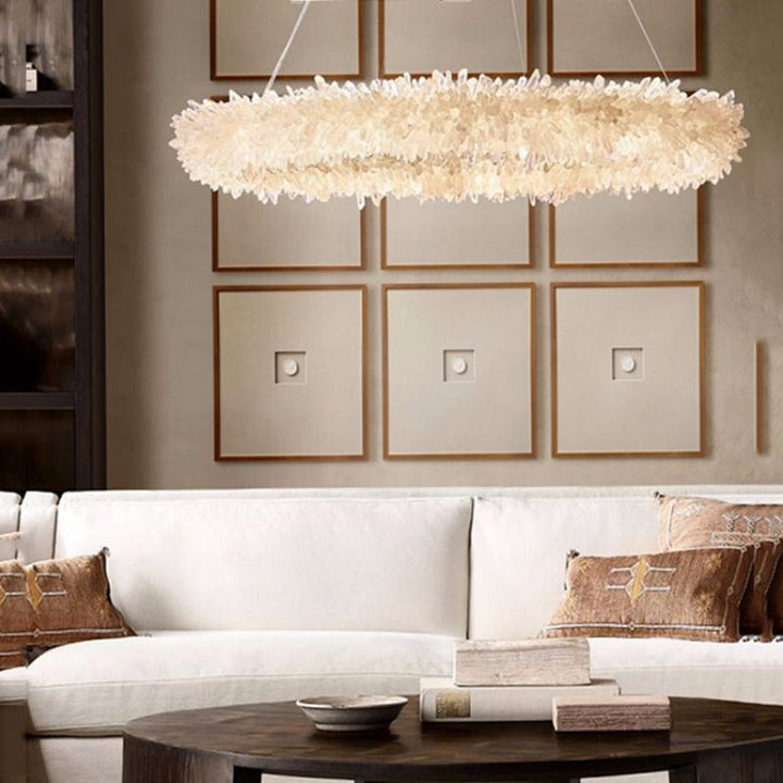 Gina Crystal Halo Chandelier