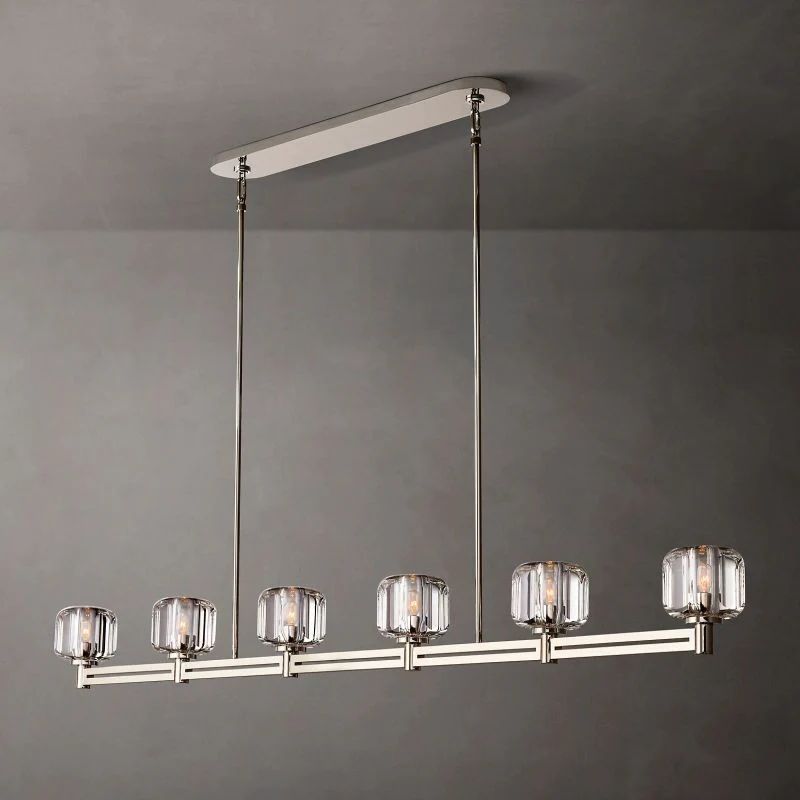 Gindy Crystal Linear Chandelier 72"