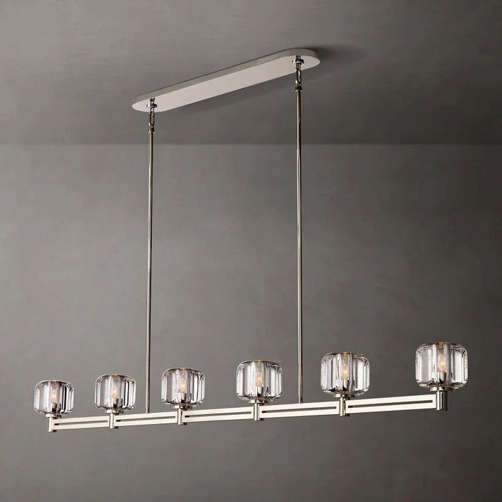 Gindy Crystal Linear Chandelier 72"