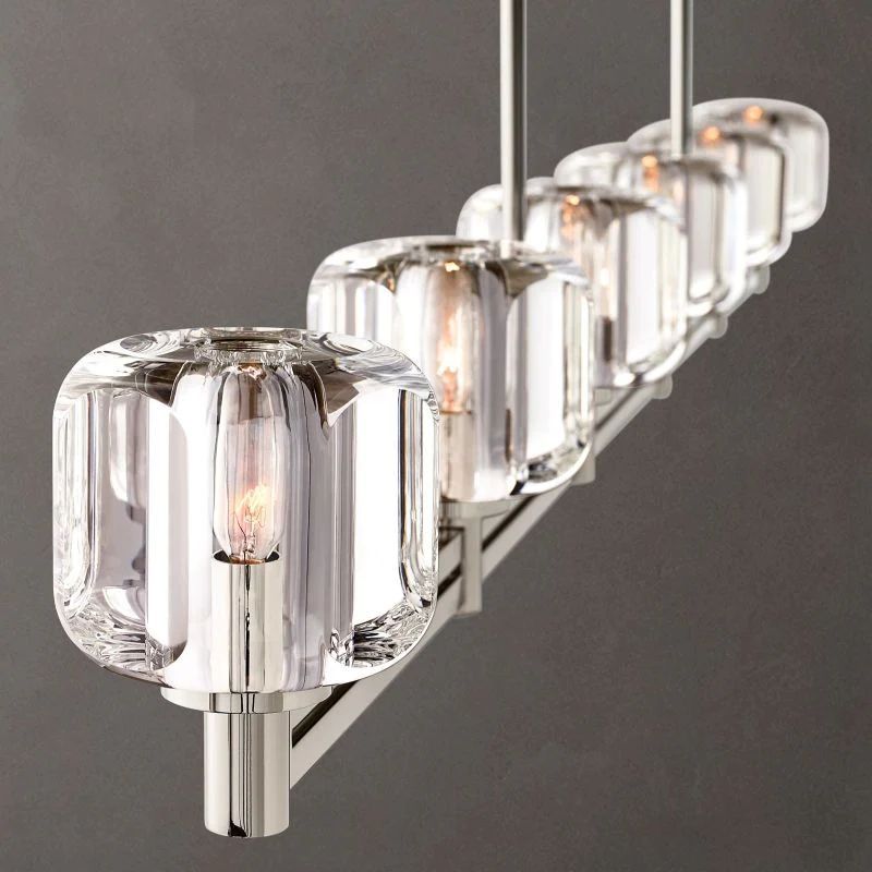 Gindy Crystal Linear Chandelier 72"