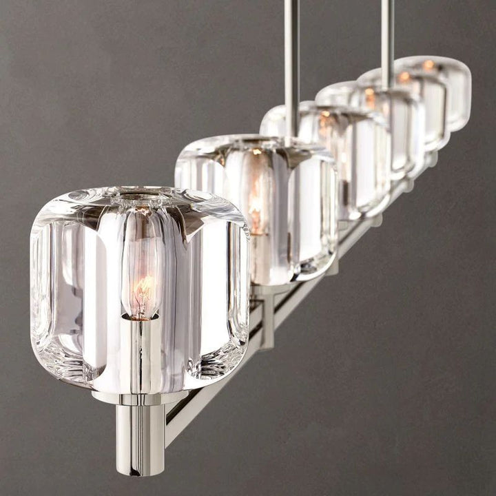 Gindy Crystal Linear Chandelier 72"