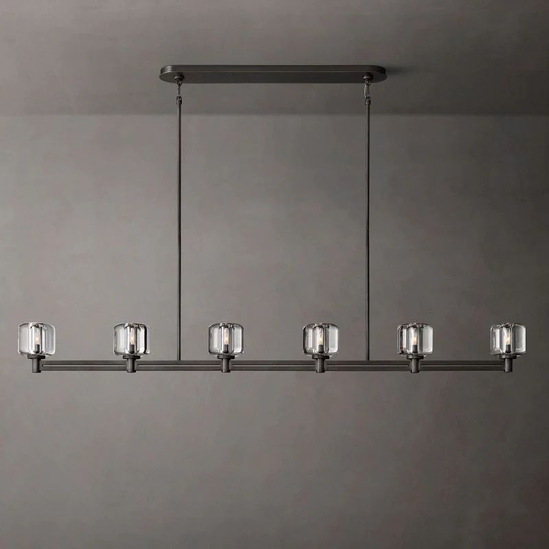 Gindy Crystal Linear Chandelier 72"