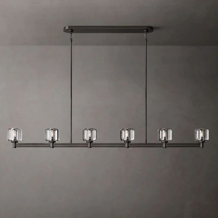 Gindy Crystal Linear Chandelier 72"