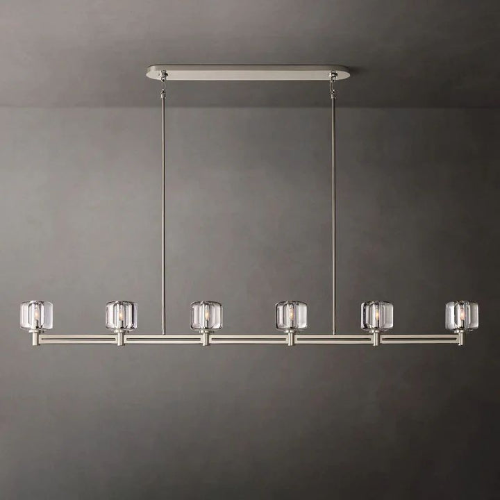 Gindy Crystal Linear Chandelier 72"