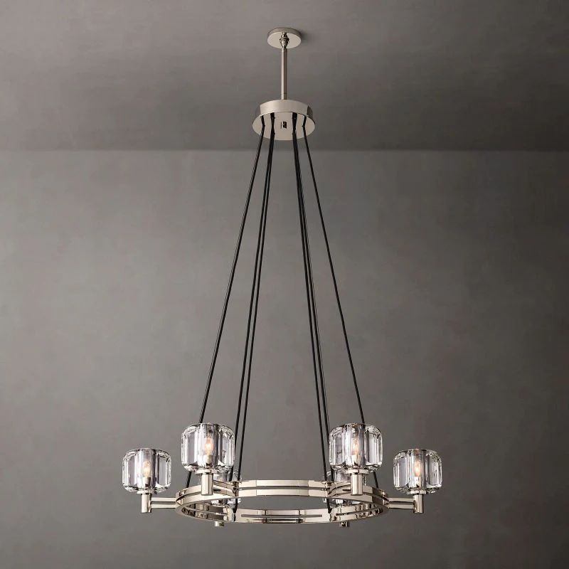 Gindy Crystal Round Chandelier 36"