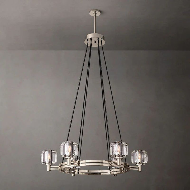 Gindy Crystal Round Chandelier 36"