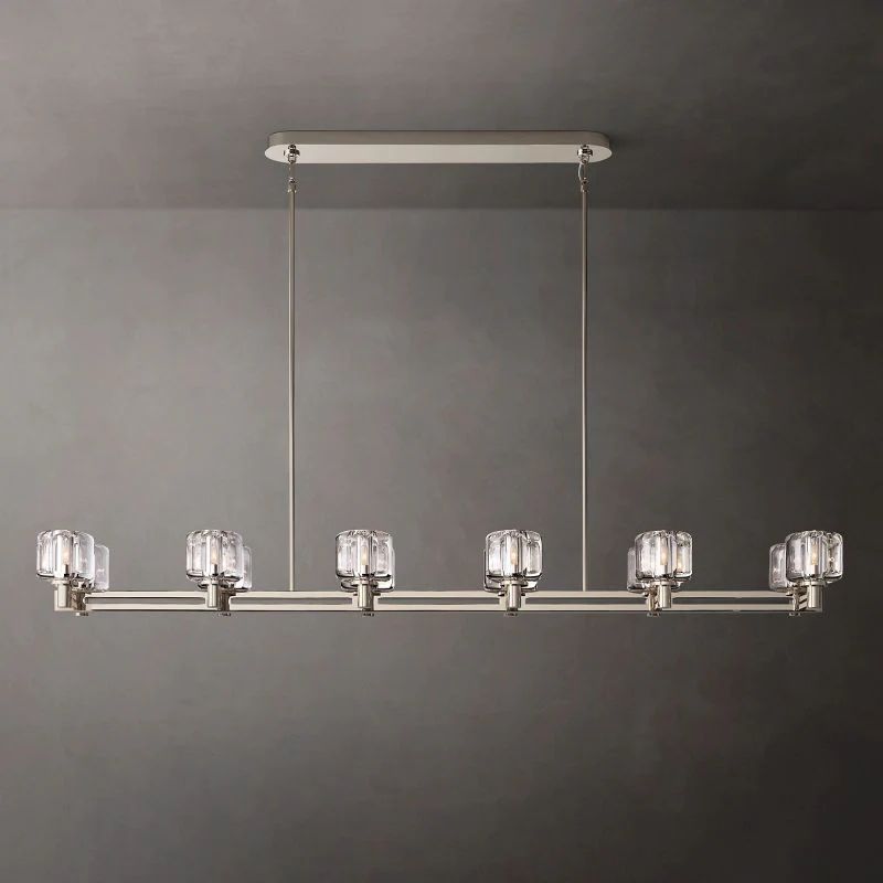 Gindy Double Linear Dining Room Chandelier 72"