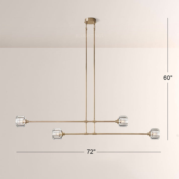 Gindy Modern Linear Chandelier 54“