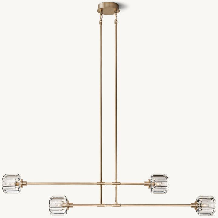 Gindy Modern Linear Living Room Chandelier 54“