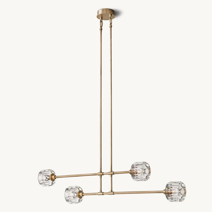 Gindy Modern Linear Living Room Chandelier 54“