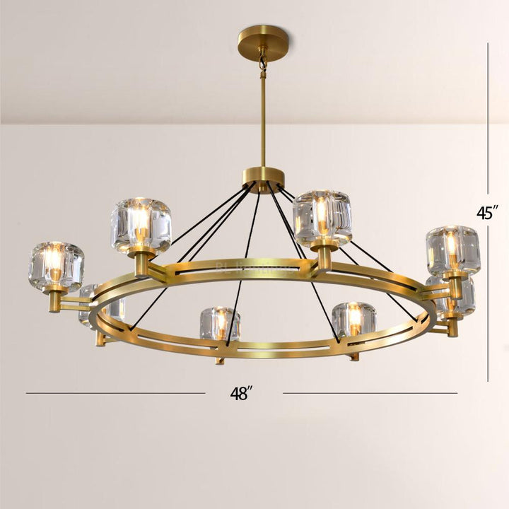 Gindy Round Chandelier 48"