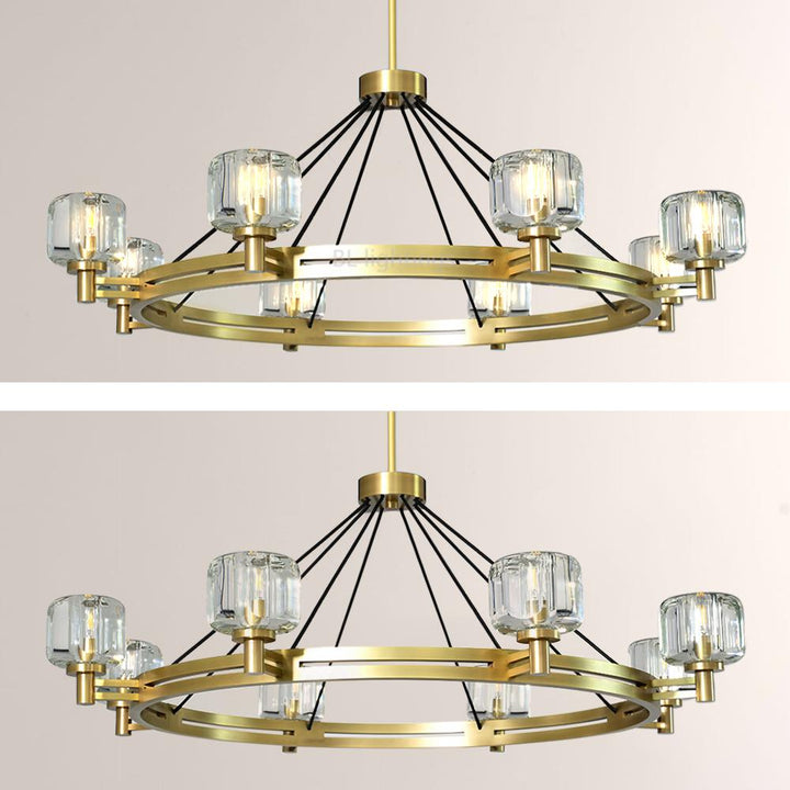 Gindy Round Chandelier 48"