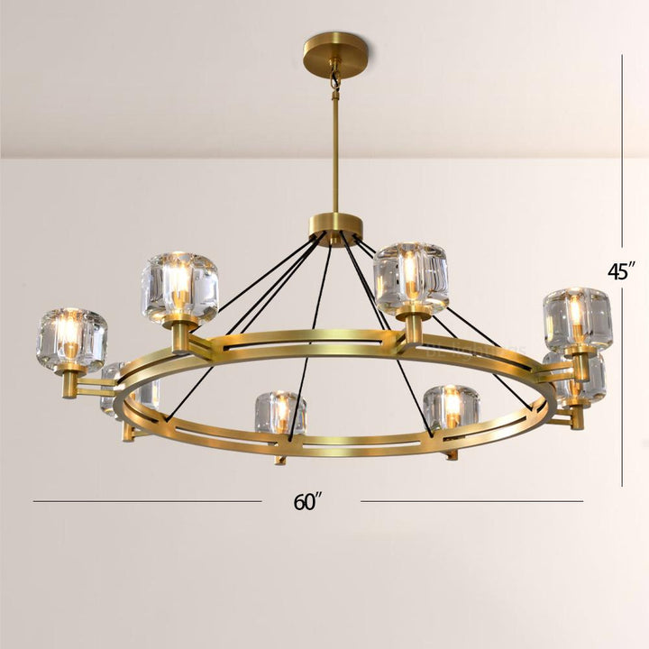 Gindy Round Chandelier 60"