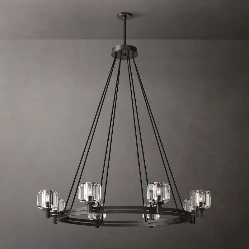 Gindy Round Living Room Chandelier 48"