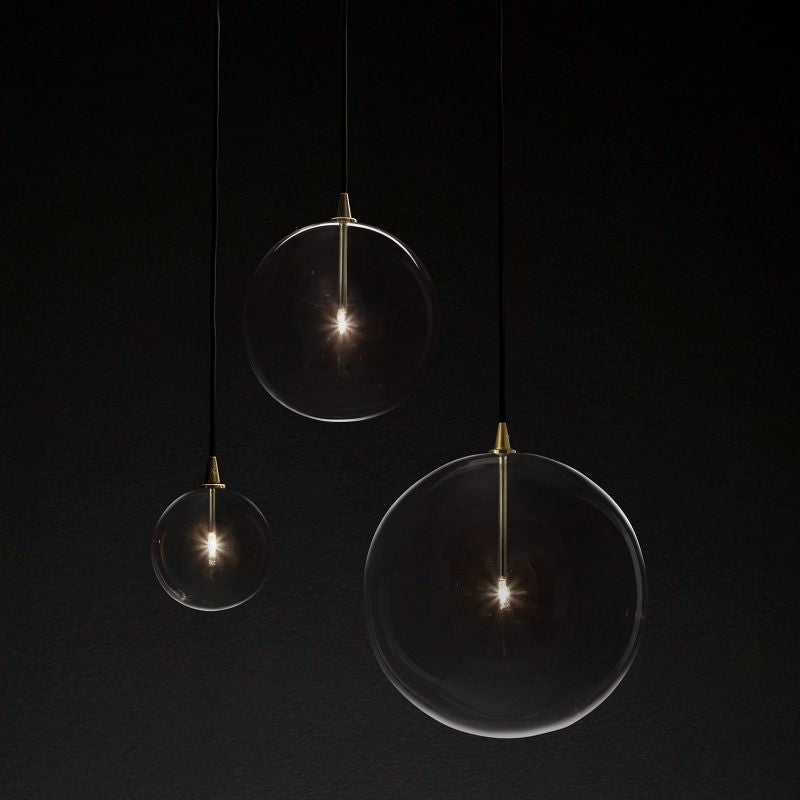 Glass Globe Mobile Island Pendant