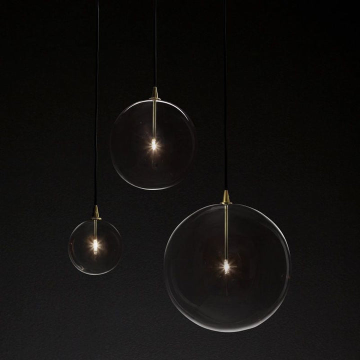 Glass Globe Mobile Island Pendant