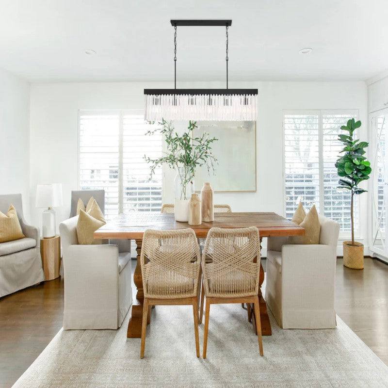 Guyton 6 Light Rectangular Chandelier