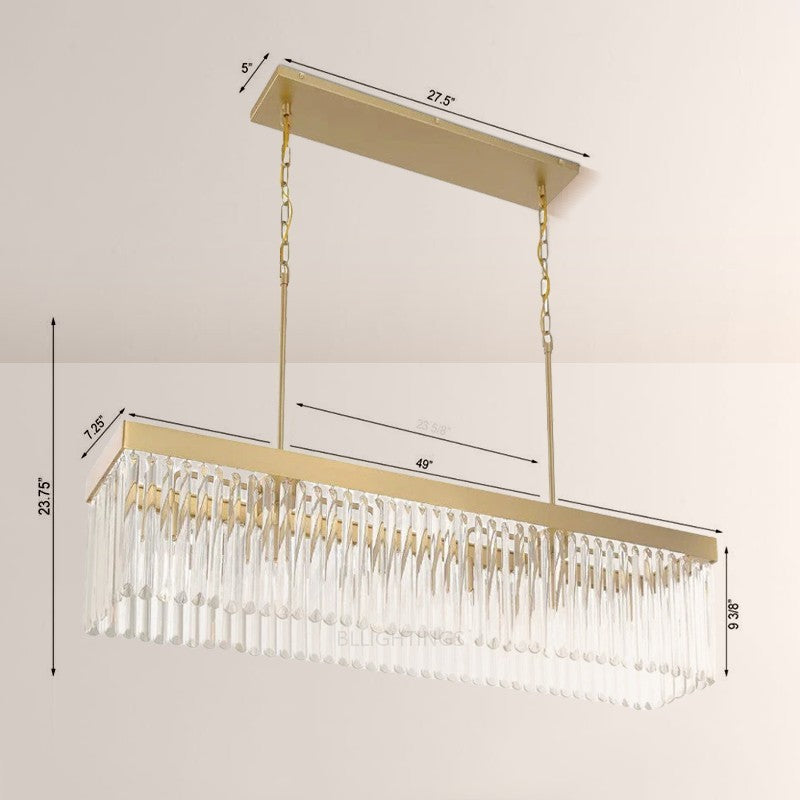 Guyton 6 Light Rectangular Chandelier