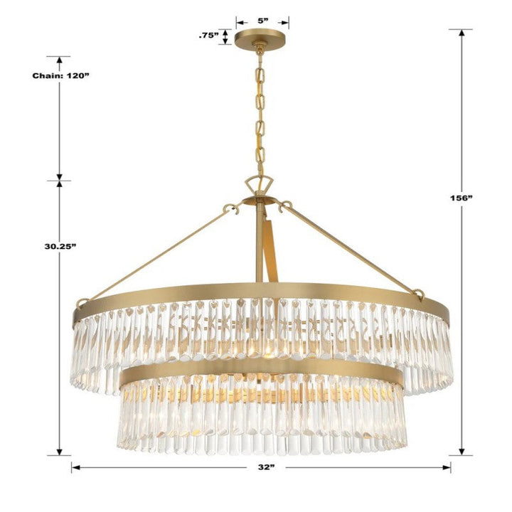 Guyton 9 Light Chandelier