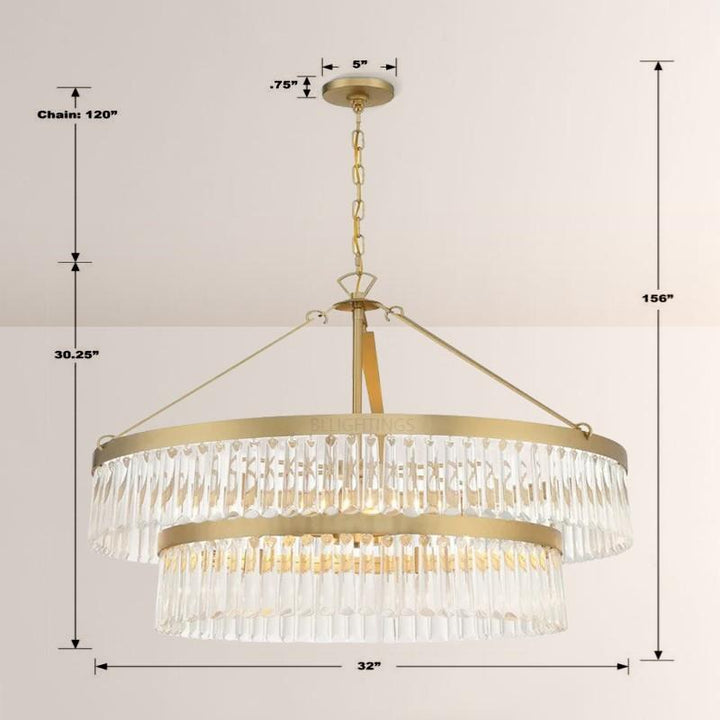 Guyton 9 Light Chandelier