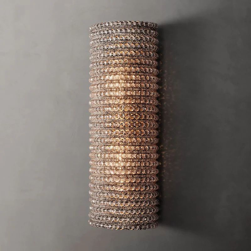 Halo Crystal Bedroom Wall Sconce