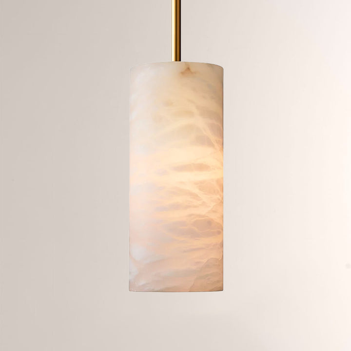 Hannia Alabaster Cylinder Pendant