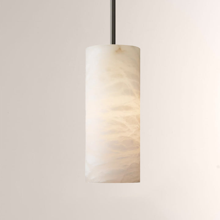 Hannia Alabaster Cylinder Pendant