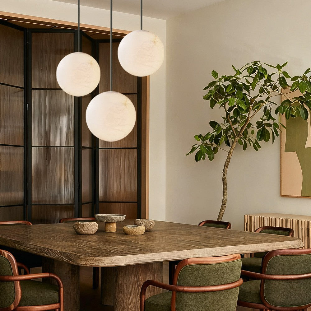 Hannia Alabaster Globe Pendant