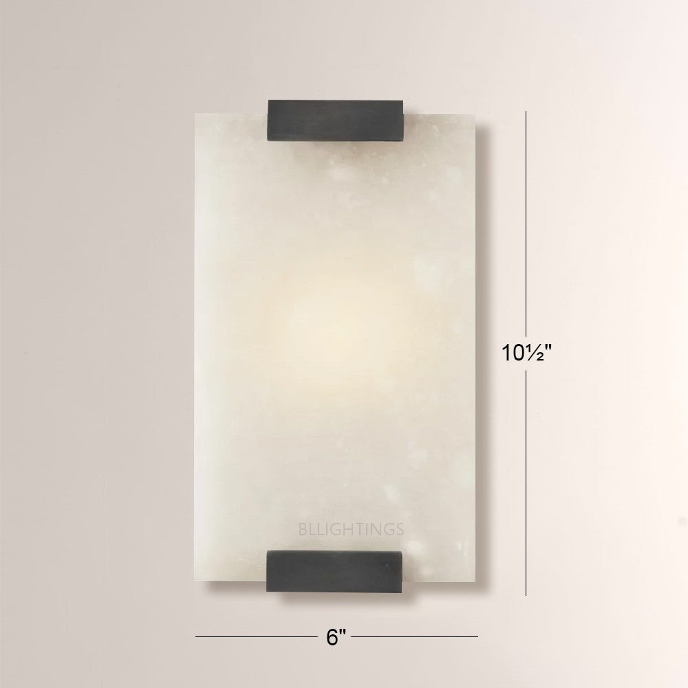 Hannia Alabaster Wall Sconce
