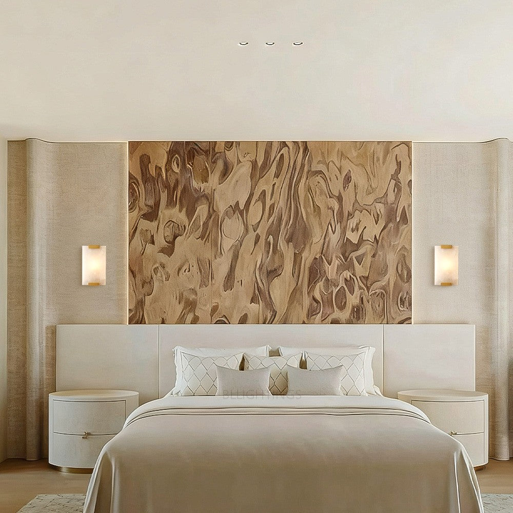 Hannia Alabaster Wall Sconce