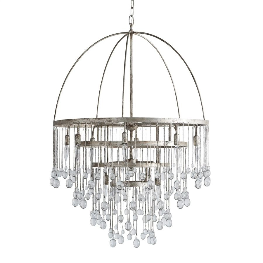 Hanson Round Glass Chandelier