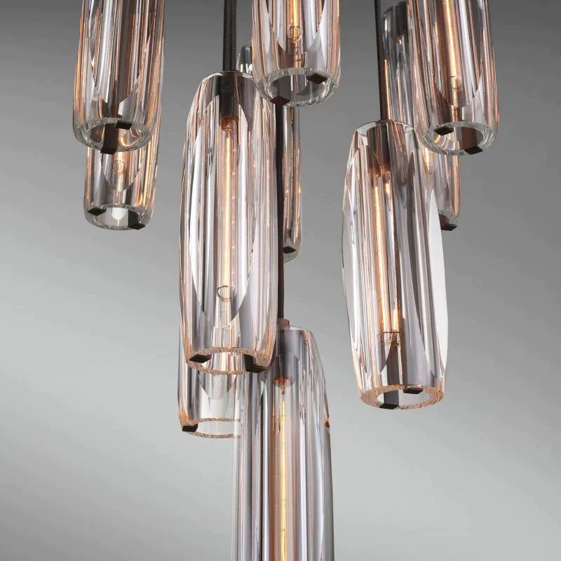 Harper Crystal 10-Light Round Chandelier