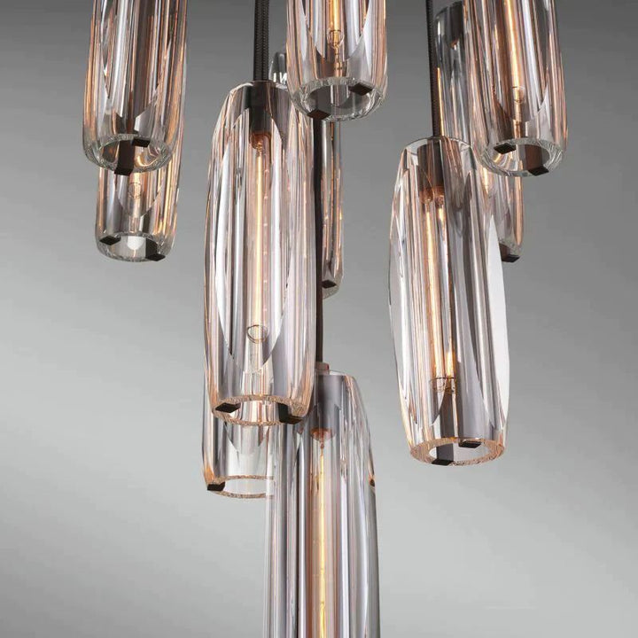 Harper Crystal 10-Light Round Chandelier