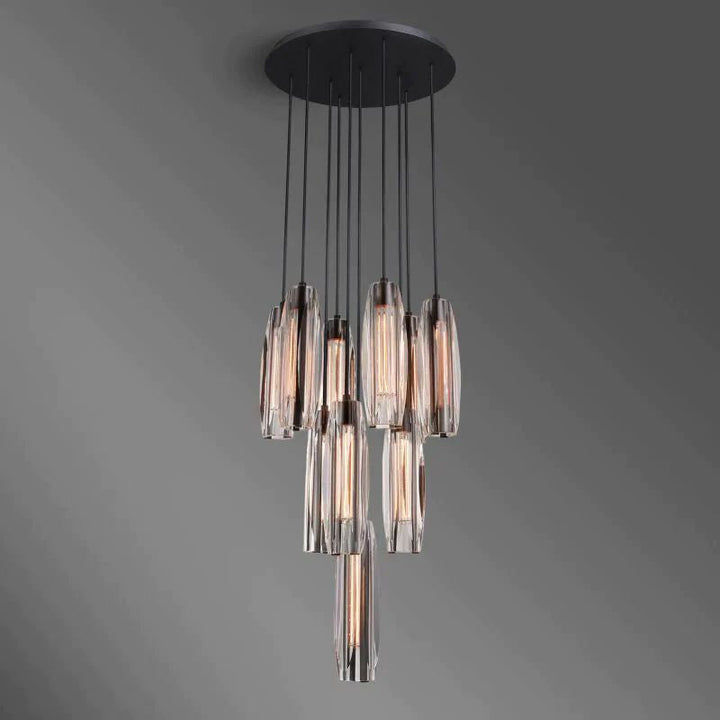 Harper Crystal 10-Light Round Chandelier