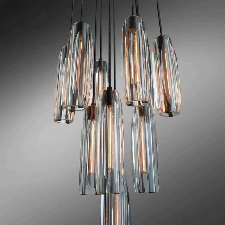 Harper Crystal 10-Light Round Chandelier