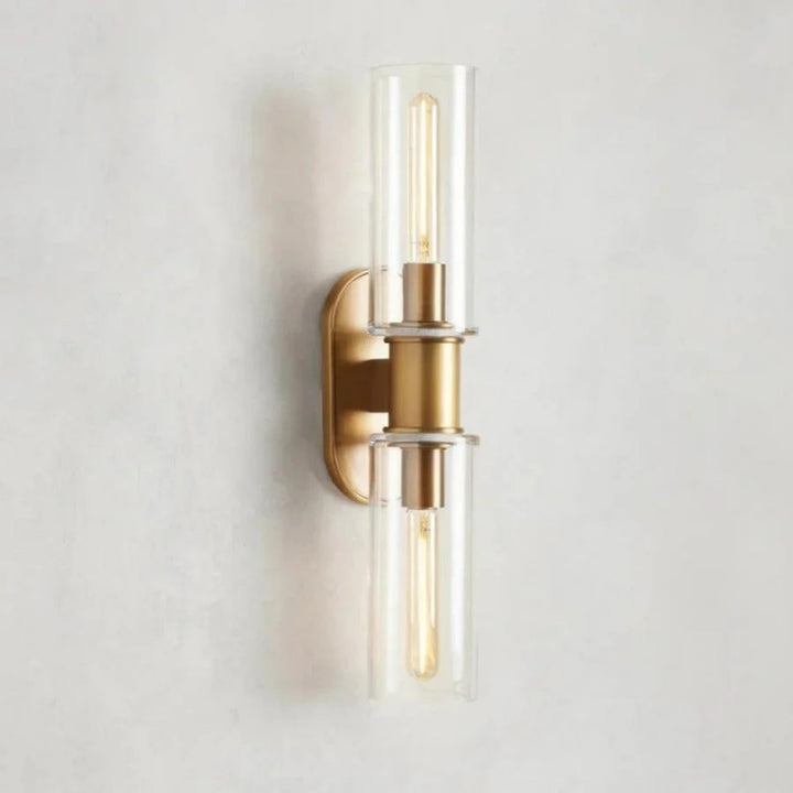 Harvial 2-Light Clear Glass Wall Sconce