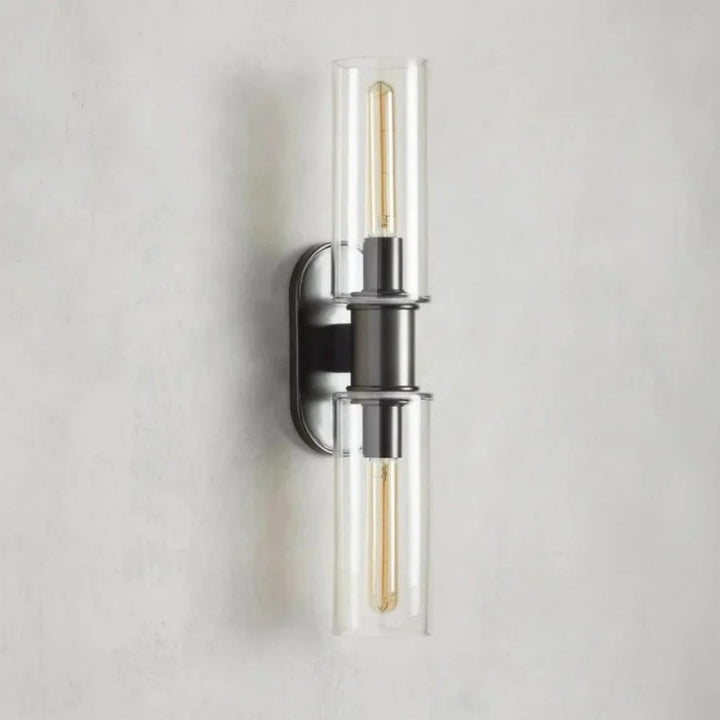 Harvial 2-Light Clear Glass Wall Sconce